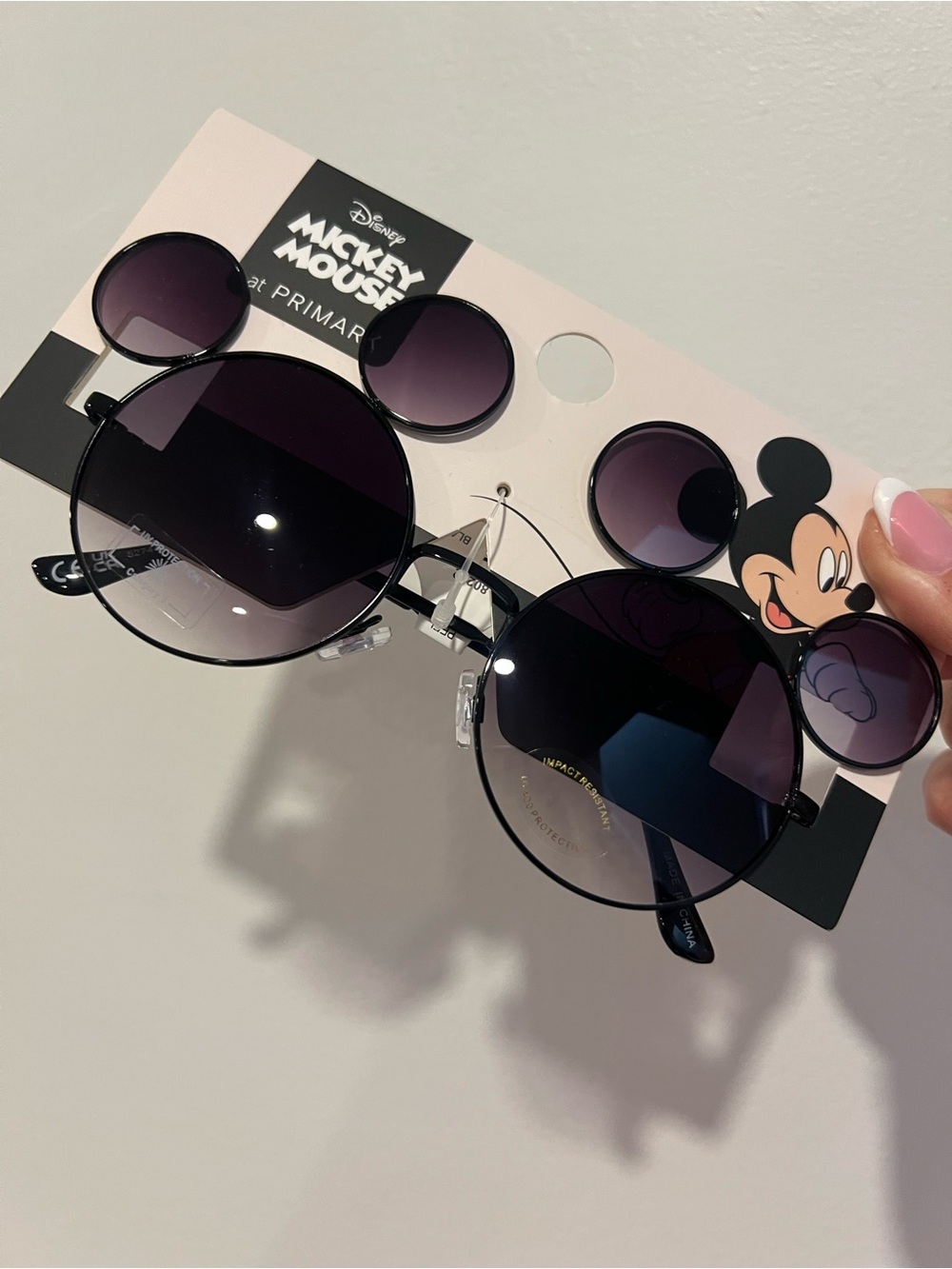 Disney Mickey Mouse Shaped Sunglasses Black like Tokyo Disney Sunglasses